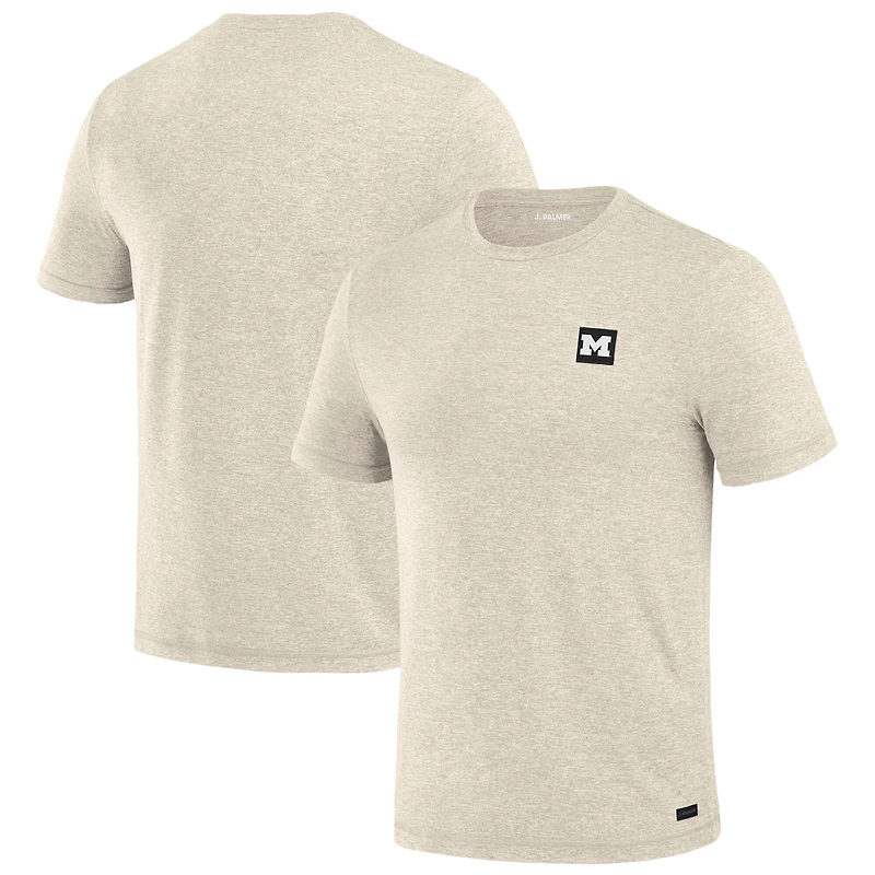 Men's J. Palmer White Michigan Wolverines Four Down T-Shirt