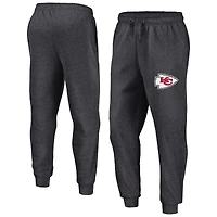 Men's Fanatics  Heather Charcoal Kansas City Chiefs Boost Fleece Joggers