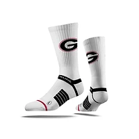 Unisex Strideline Georgia Bulldogs Premium Knit Primary Wordmark Crew Socks