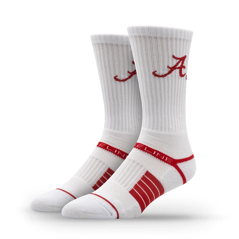 Unisex Strideline Alabama Crimson Tide Premium Knit Primary Logo Crew Socks
