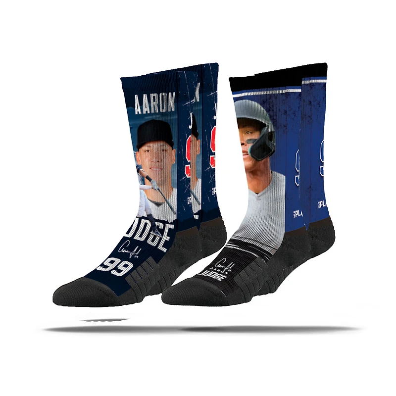 Unisex Strideline Aaron Judge  New York Yankees Premium 2-Pack Full Slub Crew Socks