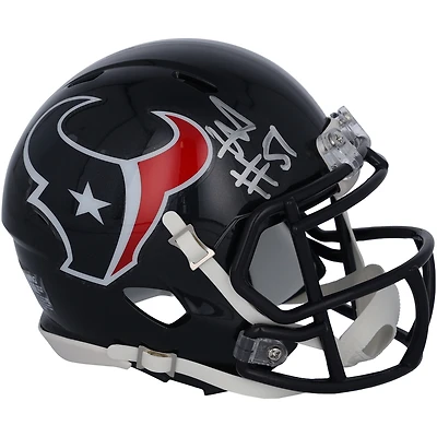 Will Anderson Jr. Houston Texans Autographed 2024 Speed Mini Helmet