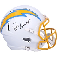 Jim Harbaugh Los Angeles Chargers Autographed Speed Replica Helmet