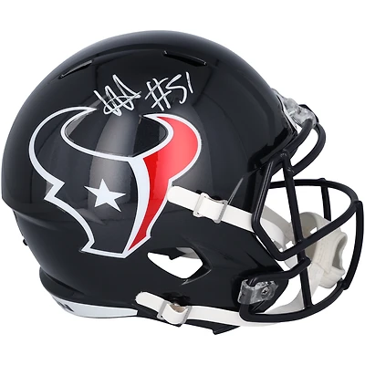 Will Anderson Jr. Houston Texans Autographed 2024 Speed Replica Helmet