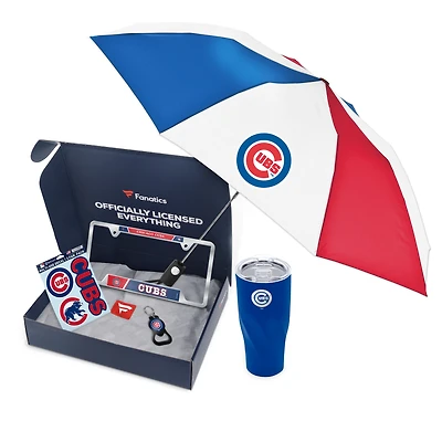 WinCraft Chicago Cubs Fanatics Pack Elevated Automotive-Themed Gift Box - $91+ Value