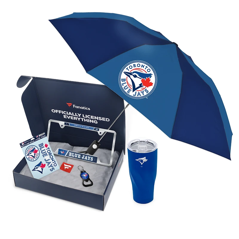 WinCraft Toronto Blue Jays Fanatics Pack Elevated Automotive-Themed Gift Box - $91+ Value