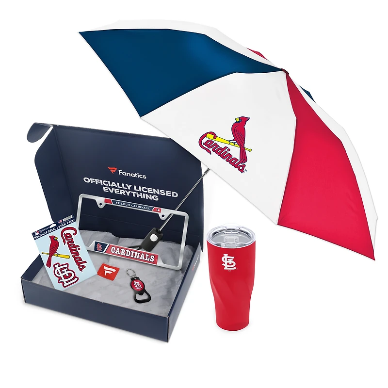WinCraft St. Louis Cardinals Fanatics Pack Elevated Automotive-Themed Gift Box - $91+ Value