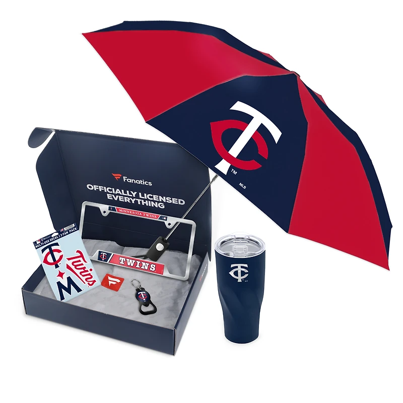 WinCraft Minnesota Twins Fanatics Pack Elevated Automotive-Themed Gift Box - $91+ Value