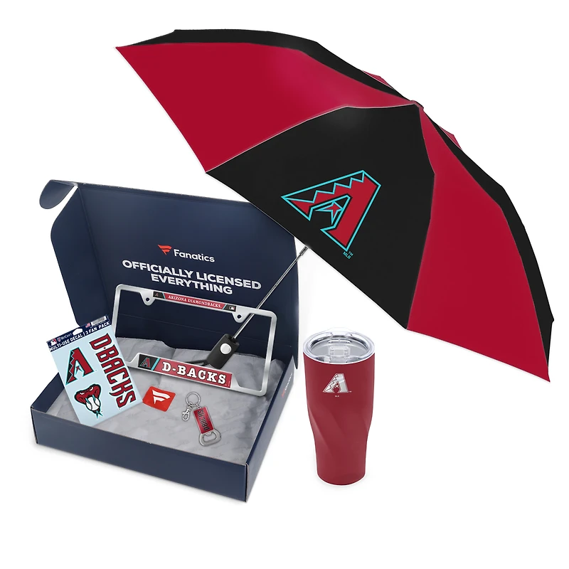 WinCraft Arizona Diamondbacks Fanatics Pack Elevated Automotive-Themed Gift Box - $91+ Value