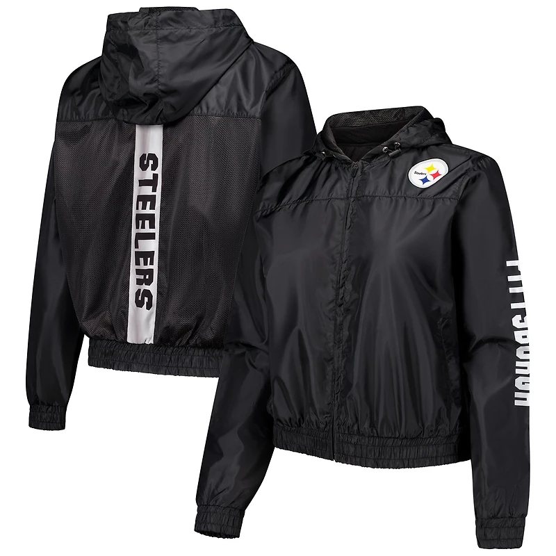 Women's Fanatics Black Pittsburgh Steelers Full-Zip Jacket