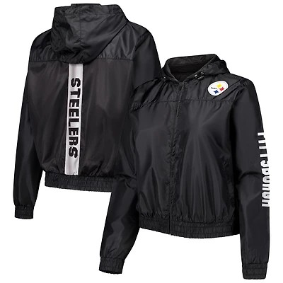 Women's Fanatics Black Pittsburgh Steelers Full-Zip Jacket