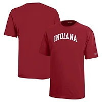 Youth Champion Crimson Indiana Hoosiers Team Arch T-Shirt