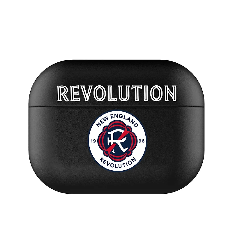 Black New England Revolution Insignia AirPods Case Cover