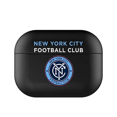 Black New York City FC Insignia AirPods Case Cover