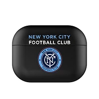 Black New York City FC Insignia AirPods Case Cover