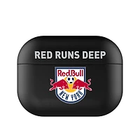Black New York Red Bulls Insignia AirPods Case Cover