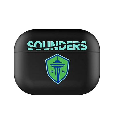 Black Seattle Sounders FC Insignia AirPods Case Cover