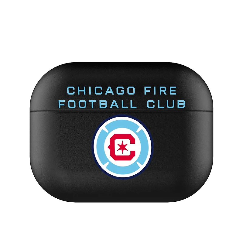 Black Chicago Fire Insignia AirPods Case Cover