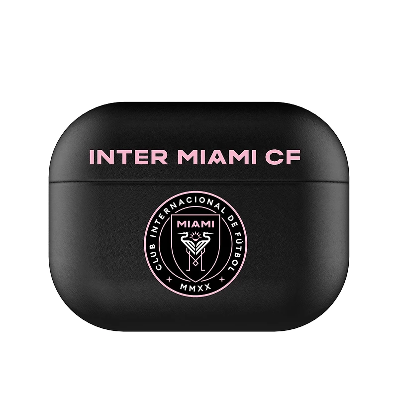 Black Inter Miami CF Insignia AirPods Case Cover