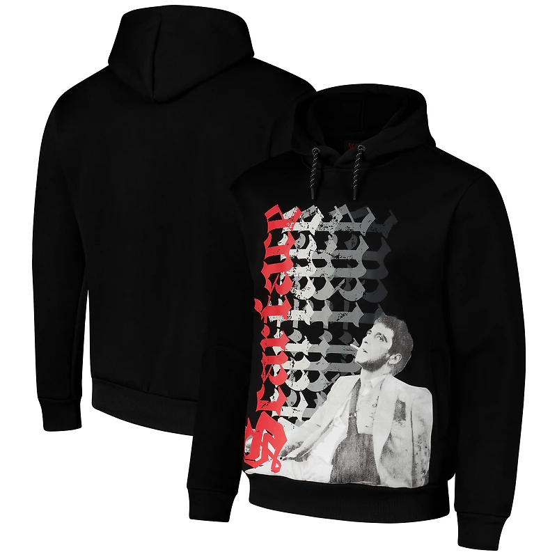 Unisex Reason Black Scarface Old English Pullover Hoodie