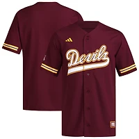 Men's adidas  Maroon Arizona State Sun Devils Reversible Retro Full-Button Baseball Jersey