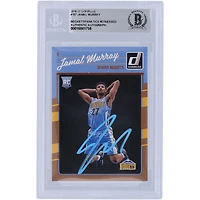 Jamal Murray Denver Nuggets Autographed 2016-17 Panini Donruss Rated Rookie Light Blue Ink #157 Beckett Fanatics Witnessed Authenticated Rookie Card