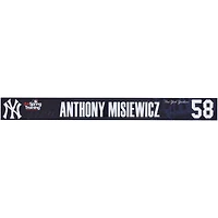 Anthony Misiewicz New York Yankees Player-Issued #58 Navy Nameplate from 2024 MLB Spring Training