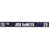 Josh VanMeter New York Yankees Player-Issued #19 Navy Nameplate from 2024 MLB Spring Training