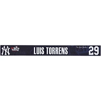 Luis Torrens New York Yankees Player-Issued #29 Navy Nameplate from 2024 MLB Spring Training
