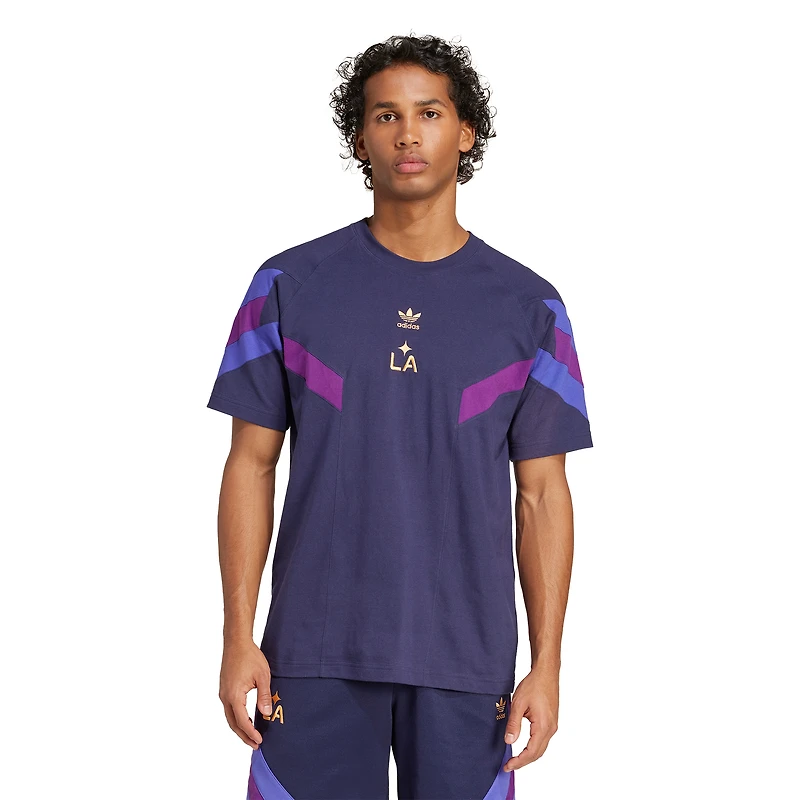 Men's adidas Originals  Navy LA Galaxy Culturewear Collection Fashion Jersey