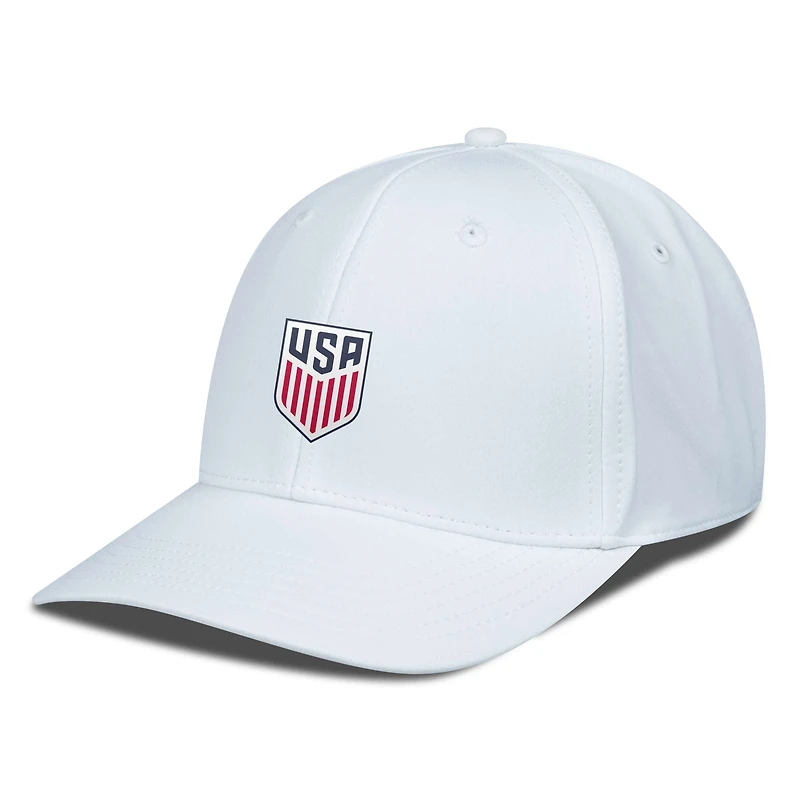 Men's Levelwear White USMNT Rise Patch Flex Hat