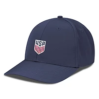 Men's Levelwear Navy USMNT Rise Patch Flex Hat