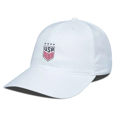 Men's Levelwear White USWNT Matrix Insignia Core Adjustable Hat
