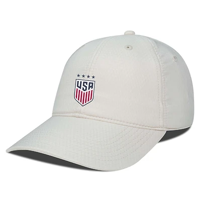 Men's Levelwear Khaki USWNT Matrix Insignia Core Adjustable Hat