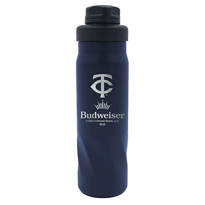 WinCraft  Minnesota Twins 2024 MLB x Budweiser 20oz. Morgan Water Bottle