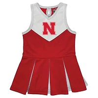 Girls Toddler Garb Scarlet Nebraska Huskers Cheerleader Dress