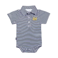Infant Garb Navy/White Cal Bears Carson Polo Bodysuit