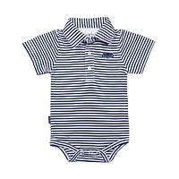 Infant Garb Navy/White Florida Atlantic Owls Carson Polo Bodysuit