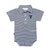 Infant Garb Navy/White Howard Bison Carson Polo Bodysuit