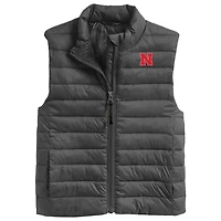 Toddler Garb Charcoal Nebraska Huskers Kai Full-Zip Vest