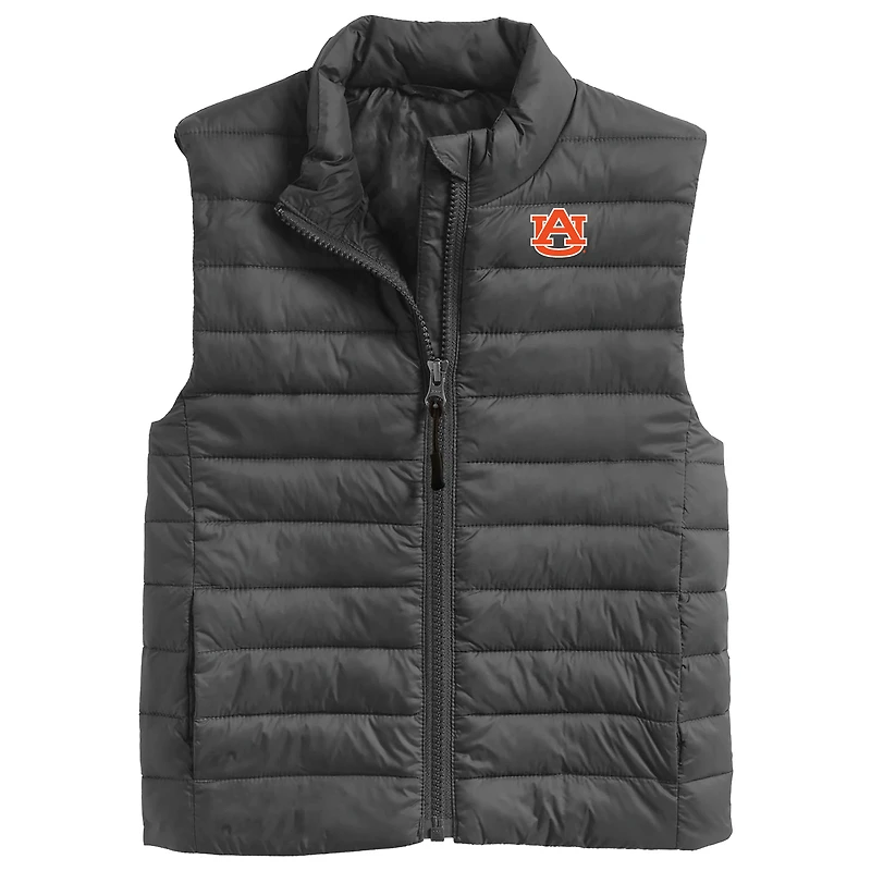 Youth Garb Charcoal Auburn Tigers Kai Full-Zip Vest