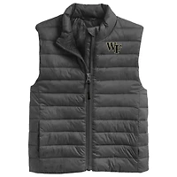 Youth Garb Charcoal Wake Forest Demon Deacons Kai Full-Zip Vest