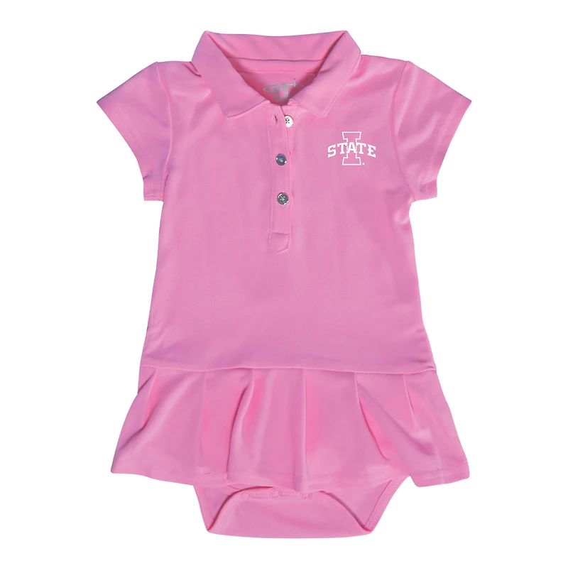 Infant Garb Pink Iowa State Cyclones Caroline Bodysuit Dress