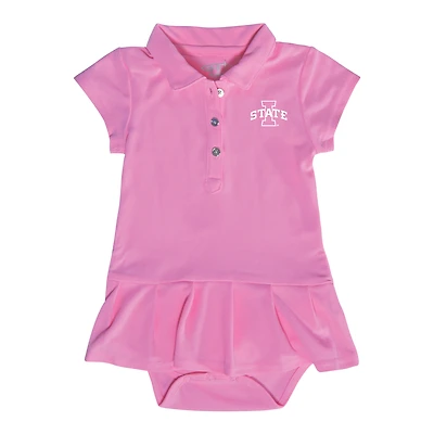 Infant Garb Pink Iowa State Cyclones Caroline Bodysuit Dress
