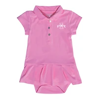 Infant Garb Pink Iowa State Cyclones Caroline Bodysuit Dress