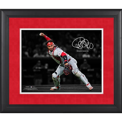 Willson Contreras St. Louis Cardinals Facsimile Signature Framed 11" x 14" Spotlight Photograph