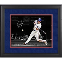 Corey Seager Texas Rangers Facsimile Signature Framed 11" x 14" Spotlight Photograph
