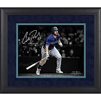 Cal Raleigh Seattle Mariners Facsimile Signature Framed 11" x 14" Spotlight Photograph