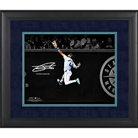 Julio Rodríguez Seattle Mariners Facsimile Signature Framed 11" x 14" Spotlight Photograph