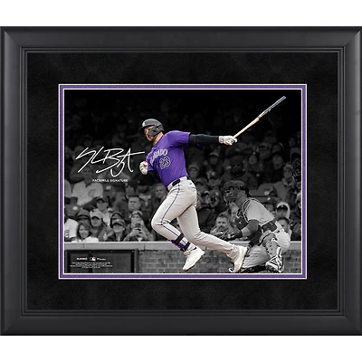 Kris Bryant Colorado Rockies Facsimile Signature Framed 11" x 14" Spotlight Photograph